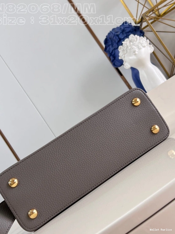 Cheap VUITTON CAPUCINES BB-31.5*20*11CM LOUIS 0814